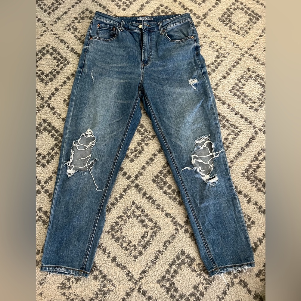 Wild Fable Distressed High-Rise Jeans